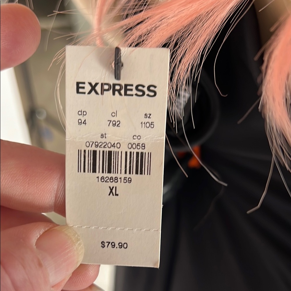 Black Express Gown with Halter Neckline for Prom or formal wear - Picture 4 of 4
